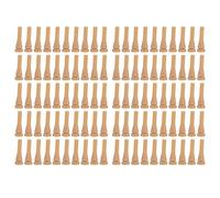 ANKROYU Poultry Plucker Rubber Fingers Soft Elastic Hair Removal Sticks for Chickens Ducks Geese Material Rubber Size 60x10mm Quantity 100pcs (Yellowish Pink)