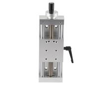 ANKROYU Precision Linear Motion Stage Aluminum Alloy Manual Sliding Table with Cross Roller Guide for Optical Equipment and Machine Tools 80mm x 80mm Work Surface (Stroke 100mm)