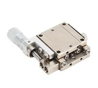 ANKROYU Precision Linear Stage Manual Translation Platform 25x25mm Sliding Table with Micrometer Adjustment for Optical Instrument Testing Mechanical Positioning SUS440C Material