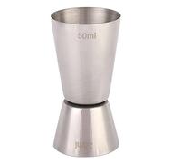 ANKROYU Premium 304 Stainless Steel Double Jigger Cocktail Measuring Cup for Bartenders Professional Bar Tools with Accurate 50/25cc 40/20cc Measurements Ideal for Bars Home Use Mi (L)