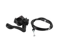 ANKROYU Premium Aluminum Black Thumb Throttle Accelerator Controller with Cable Assembly Easy Installation Direct Fit Replacement for Motorcycle ATV Bike 22mm Handle Bar