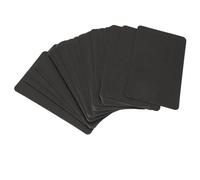 ANKROYU Premium Cardstock Paper 100 Sheets Thick Blank Double Sided Smooth for DIY Crafting Invitations Scrapbooking Postcards Greeting Cards (9x5.4cm / 3.5x2.1in, 350gsm, Black, Box Packed)