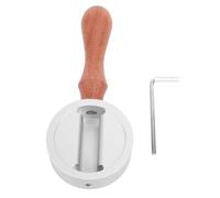 ANKROYU Premium Coffee Machine Steam Lever Aluminum Alloy Wood Handle Replacement Knob Compatible with Barsetto 02S Petrus 3899 Coffee Makers Durable Heat Resistant 135g 13.9x5.21x