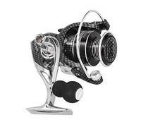 ANKROYU Premium Fishing Spinning Reel Metal Saltwater Freshwater Reel with 13+1 Duplex Bearings High Speed Ratio 5.2:1 Smooth Casting All Metal Construction for Sea Lake River Fish (GX1000)