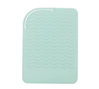 ANKROYU Premium Heat Silicone Mat with Anti Skid Corrugated Design for Kitchen Countertops Dining Tables and Hot Tools Protection Large Size Flexible Thermal Insulation Pad (Green)