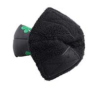ANKROYU Premium PU Golf Putter Cover Lucky Four Leaf Clover Design Putter Headcover Protector For Golf Enthusiasts Black White Options (Black)