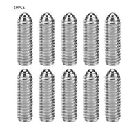 ANKROYU Premium Stainless Steel Spring Ball Plunger Hex Socket Screws High Strength Wear Positioning Beads for Industrial Machinery Equipment and Pneumatic Tools M3 M4 M5 M6 M8 M10 (M12*25(10PCS))