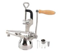 ANKROYU Premium Stainless Steel Wheatgrass Juicer Manual Hand Press Juice Extractor for Wheat Grass Spinach Vegetables Fruits 304 Durable Metal Juicer Machine