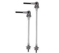 ANKROYU Premium Titanium Alloy Bike Quick Release Skewer Set Swivel Lock Lightweight Durable High Strength Bicycle Wheel Axle For Mountain Road Cycling 135mm 170mm Black Red Blue (Black)