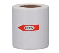 ANKROYU Premium White Thermal Paper Roll with Adhesive Durable Inkless Self Adhesive Printing Paper for Label Printer Clothing Tags Supermarkets (50x80mm 100 Sheet)