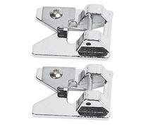 ANKROYU Presser Foot Sewing Machine Accessories 2Pcs Stainless Steel Quilting Craft Sewing Feet Replacement for Household Sewing Machines Tailor Grandma Mother