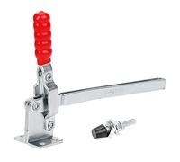 ANKROYU Pressure Tip Clamp Quick Release Lengthened Manual Toggle Clamping Fixture GH101E20 Durable Galvanized Iron Clamp Tool for Woodworking Tables Saw Boards Manipulators Molds
