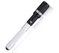 ANKROYU Professional 12.6 Inch Aluminum Alloy Telescopic Pool Cue Extension Premium Billiard Accessory Universal Fit for 8 Ball 9 Ball Players Silver Black 32cm Lightweight Durable (Silver)