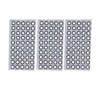 ANKROYU Professional 3D Scanner Reference Markers High Precision Diffuse Reflective Tracking Points 6mm ID 10mm OD for Motion Capture Photogrammetry 150PCS PET Film Stickers