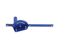 ANKROYU Professional Aluminum Alloy Table Saw Miter Gauge with Precise Angle Adjustment System Push Rod for Woodworking Tools and DIY Projects Blue Finish