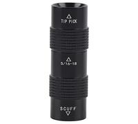 ANKROYU Professional Aluminum Pool Cue Tip Repair Kit 4 in 1 Multi Function Tool with Shaper Scuffer Poker and Joint Protectors for Billiards Players and Golf Enthusiasts Durable M