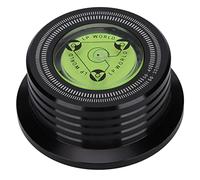 ANKROYU Professional Aluminum Record Weight Stabilizer with Bubble Level for Turntables Universal Disc Clamp Stabilizer for Audiophile Music Enthusiasts Sound Improvement Accessory (Black)