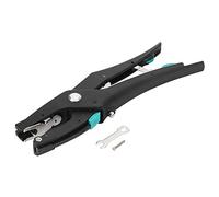 ANKROYU Professional Automatic Rebound Ear Tag Plier Applicator Tool for Pig Sheep Goat Cattle Livestock Identification Alloy Black 27cm 363g