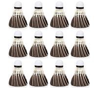 ANKROYU Professional Badminton Shuttlecocks 12Pcs Duck Feather with Durable Foam Head for Training Matches Outdoor Sports and Casual Play