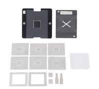 ANKROYU Professional BGA Reballing Stencil Kit Stainless Steel Planting Tin Platform High Precision Repair Fixture Tool for BGA153 BGA169 BGA162 BGA186 BGA221 BGA254 Chip Repair wi