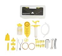 ANKROYU Professional Bike Brake Bleed Kit High Performance Mineral Oil Bleeding Tool with 10 Connectors for MAGURA Disc Brakes Durable Plastic Brake Repair Accessories