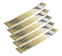 ANKROYU Professional Carp Fishing Hair Rigs Set High Strength Metal Hooks with Sharp Barbs for Big Fish Catches Durable Bait Wire Hook Rigs Fishing Accessories 10Pcs (9#)