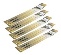 ANKROYU Professional Carp Fishing Hair Rigs Set High Strength Metal Hooks with Sharp Barbs for Big Fish Catches Durable Bait Wire Hook Rigs Fishing Accessories 10Pcs (10#)