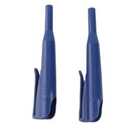 ANKROYU Professional Carpenter Pencil Cover Long Nose Deep Hole Woodworking Marker with Clip Durable Slip Proof Design for Carpenters Woodworkers DIY Enthusiasts ABS Material 2 Pie (Blue)