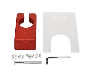 ANKROYU Professional Carpet Trimmer Shearing Guide Wood Acrylic Cutting Tool Stand with Screws and Gaskets for Home Office Hotel Use Durable Space Saving Design