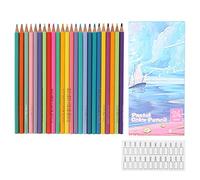 ANKROYU Professional Colored Pencils Set 24Pcs Pre Sharpened Vibrant Smooth Art Drawing Sketching Pencils for Artists Students Adults Office Studio Premium Solidwood
