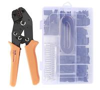ANKROYU Professional Crimping Tool Kit with Ratcheting Wire Crimper Plier and Terminals for Electricians HighHardness Steel Construction Ergonomic Handle and Storage Box