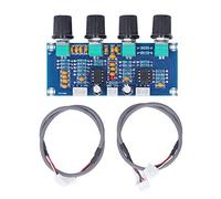 ANKROYU Professional Dual Channel Preamp Module Audio Preamplifier Tone Board with NE5532 Chip for Digital Amplifier Systems High Fidelity Sound DC 12V 24V Power Supply Compact Des