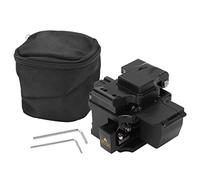 ANKROYU Professional Fiber Cleaver Kit High Precision Optical Cable with Tungsten Steel for FTTH Fiber Optic Splicing Hot Melting Cold Splicing Black 18mm Cutting Length