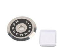 ANKROYU Professional Fiber Optic Cleaver 24 Faces High Precision Cutting Tool for Optical Fiber Splicing with Super Hard Tungsten Steel 22mm Diameter 6000 Times Durability