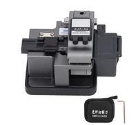 ANKROYU Professional Fiber Optic High Precision Automatic Return Fiber Cable Cutting Tool with Wrench for 0.25mm 0.9mm Optical Fiber Cold Splicing Hot Melting Stainless Steel Cons (Grey)