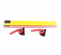 ANKROYU Professional Foldable Golf Swing Corrector Training Aid with Adjustable Angle Alignment Stick for Golf Practice Beginners to Pros Durable Glass Fiber 125cm