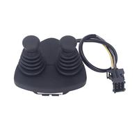 ANKROYU Professional Forklift Joystick Controller Heavy Duty Aluminum Alloy Double Handle Control Unit for Linde E25 E30 336 E16C 1275 E25S E30S 1276 E14 16 18 20 335