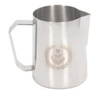 ANKROYU Professional Frothing Jug Pitcher 600ml Stainless Steel Milk Frother Cup with Eagle Spout Barista Grade Milk Frothing Pitcher for Latte Art and Cappuccino Making (Silver)