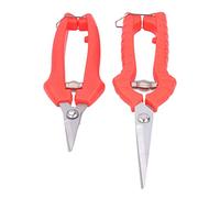ANKROYU Professional Grade Bypass Pruning Shears Set of 2 Stainless Steel Gardening Tools for Precise Cutting of Flowers Bonsai Indoor Plants Hydroponic Systems