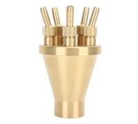 ANKROYU Professional Grade Copper Fountain Nozzle Sprinkler Head Heavy Duty Adjustable Water Spray Head for Large Commercial Fountains Garden Water Features and Public Spaces (G1in)