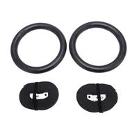 ANKROYU Professional Gymnastic Rings Heavy Duty 300kg Capacity Exercise Rings with Adjustable Straps for Strength Training Home Gym Outdoor Workout ABS Polyester 2 Pack