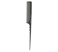 ANKROYU Professional Hairdressing Tail Comb Heat Styling Comb for Salon Barber & Home Use ABS Material Black Durable Rat Tail Teasing Comb for All Hair Types (PP-804)