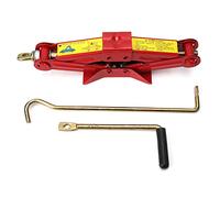 ANKROYU Professional Heavy Duty Scissor Jack Car Tire Changing Kit with Extra Wide Base for Safe Stable Vehicle Lifting Emergency Roadside Assistance Iron Material Red 0.5T 1T 2T O (0.5T)