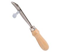 ANKROYU Professional Leather Edger Creaser Adjustable Wooden Handle Tool for Leather Crafting Belts Wallets Straps Made of Premium Log Wood and Durable Metal Material