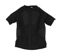 ANKROYU Professional Padded Goalkeeper Shirt Breathable Elastic Short Sleeve Goalie Jersey with EVA Pads for Soccer Football Protective Sportswear Polyester Polyurethane (M)