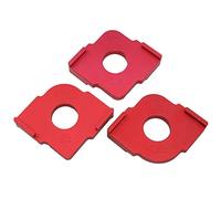 ANKROYU Professional Rounded Corner Template Set for Woodworking Aluminum Alloy Router Guide with 3 Sizes R5 R25 R10 R15 R20 R30 Durable Precision Positioning Jig for Smooth Cuttin