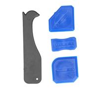 ANKROYU Professional Sealant Caulking Tool Kit 4PCS Silicone Caulking Finishing Tools for Bathroom Kitchen Tile Grout Sealing Durable Plastic Squeegee Set