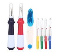 ANKROYU Professional Seam Ripper Kit Stainless Steel Thread Remover Ergonomic Handle for Sewing Quilting Embroidery with Rubber Grip and Safety Cap Set of 7 Pieces