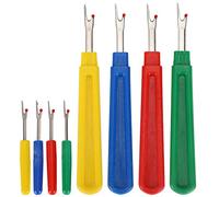 ANKROYU Professional Seam Ripper Set Sharp Durable Stitch Remover Tool for Sewing Crafting Cross Stitch ABS Steel Material 8Pcs Small Medium Color Handles
