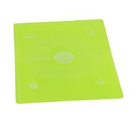 ANKROYU Professional Silicone Baking Mat Premium Non Stick Rolling Pastry Mat with Measurement Marks Heat Resistant Reusable Dough Mat for Baking Bread Pizza Cookies 17.7x25.6 Inch (Green)